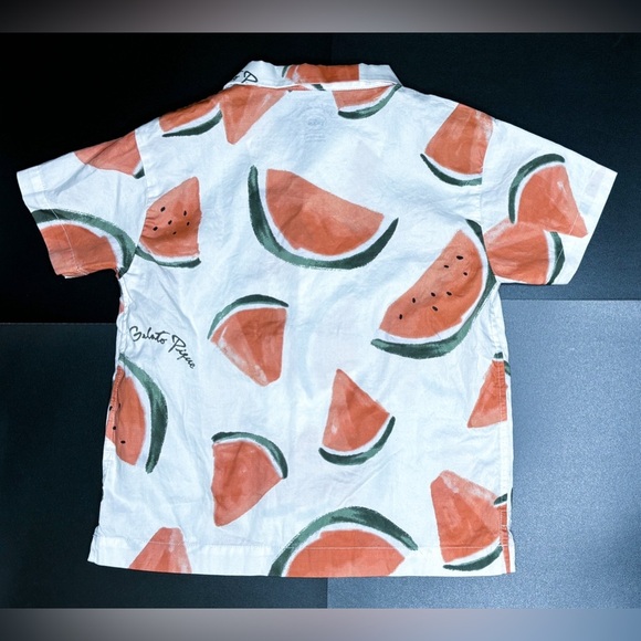 Kids Gelato Pique Watermelon Outfit Shirt Shorts XS 100 110 CM 4 5 Whimsical - Picture 4 of 6